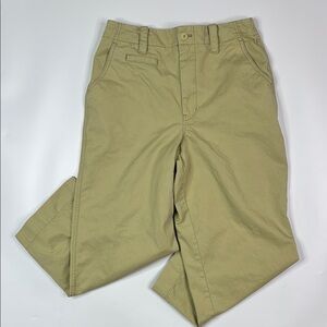 Madewell NL220 Tan Cotton Relaxed Chino Pants Size 8